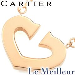 カルティエ Cartier シーハート ネックレス K18PG 中古 プレラブド 返品OK