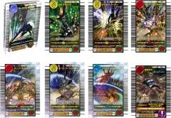 【中古】トレーディングフィギュア 全8種セット 「甲虫王者 ムシキング わざカードレイヤーアクリル」