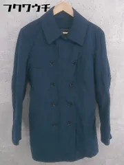 ■ ◎ green label relaxing UNITED ARROWS ライナー ウエストベルト付き 長袖 コート サイズL ブルー系 レディース  【1002802135989】