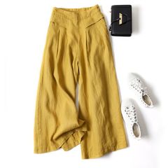 ワイドパンツ レディース パンツ チノパン リネン バギーパンツ ガウチョパンツ ズボン ロング ワイドパンツルック 綿麻 大きいサイズ リラ