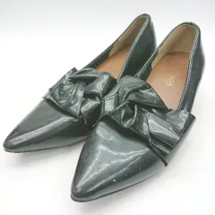 ◇ Θ SESTO セスト リボン装飾 パンプス サイズ23 ブラック レディース E  【1502030022483】