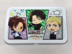 【中古】雑貨 リヴァイ・アッカーマン＆ハンジ・ゾエ＆エルヴィン・スミス 缶入りキャンディ 「進撃の巨人 in JOYPOLIS -Season3- 第1弾」