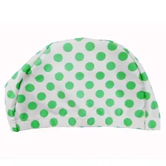 LE MODE ｄｅ ｔｏｉ(ル モード デ トア)日本製 スイムキャップ 水泳キャップ スイミングキャップ 水泳帽 水泳キャップ ゆったりサイズ メンズ レディース 男女兼用 学校 スクール bousiSA5 (ドットグリーン（ロゴなし・日本製）, L) 0