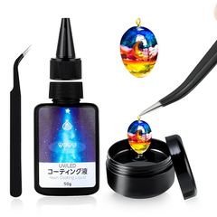 JieMinya UVレジン液 レジン液 コーティング 大容量 50g さらさら 黄変なし 0のサムネイル