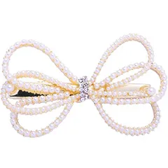 BJ038 おしゃれ ヘアピン 合金 ヘアクリップ パール バレッタ ヘアアクセサリー キラキラ 可愛い かわいい 前髪 髪留め 髪飾り 女性 レディース パーティ BJ038