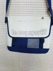 le coq sportif(ルコックスポルティフ) メッセンジャーバッグ ベージュ ブルー 43 ー 32
