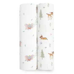 112cm x モスリンコットン 112 ESWC20031DI friends disney essentials anais + aden ギフト ベビー スワドル 出産祝い 赤ちゃん ガーゼ 夜泣き対策 新生児 セット 2枚 おくるみ 日本正規品 エイデ