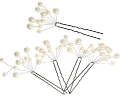 Banane D'or パール 髪飾り ヘアピン 5本セット W( ヘアピン 5本セット W)