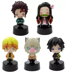 【中古】トレーディングフィギュア 全5種セット 「鬼滅の刃 にとたん フィギュアマスコット」