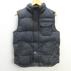 H■ビームス/BEAMS LIGHTS ダウンベストJKT【M】灰色/MENS■12【中古】