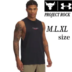 新品未使用　アンダーアーマー　UNDER ARMOUR  PROJECT ROCK  タンク　ブラック　 M〜XLサイズ　タンクトップ