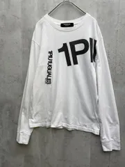 1piu1uguale3 relax ウノピゥウノウグァーレトレ リラックス プリント 長袖 Tシャツ sizeM/白 ■◇メンズ