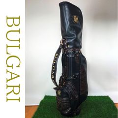 革ブルガリ BULGARI キャディバッグ クロコダイル 型押し