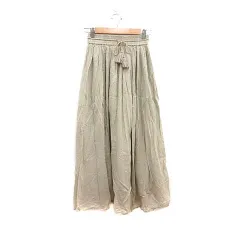 フリークスストア FREAKS STORE フレアスカート ロング マキシ ウエストマーク S ベージュ /YK ■MO