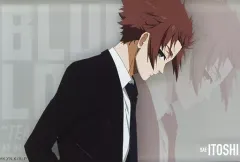 【中古】アクリルスタンド・アクリルパネル 糸師冴 アクリルブロック TEイラスト 「ブルーロック POP UP企画展 ”TEAM EXPEDITIONS” at baseyard tokyo」