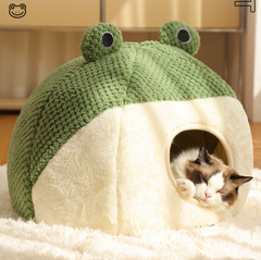 猫 ベッド 猫ハウス ペットベッド 犬小屋 ドーム型 クッション ベット カボチャ型 室内用 隠れ家 冬 おしゃれ ハウス 暖かい 小型犬/猫用 ふわふわ ボア