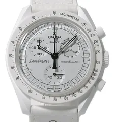★箱保付！新品同様！Swatch × OMEGA スウォッチ × オメガ ミッショントゥザムーンフェイズ フルムーン SO33W700 クオーツ メンズ★のサムネイル
