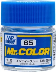 【新品】 GSI クレオス インディーブルー GSIクレオス Mr.カラー 模型用塗料 10ml C65 光沢