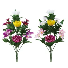 造花 ご供花 真心 （ 仏花 弔花 供花 お供え 花 枯れない フェイクフラワー 水換え不要 夏 人工 仏壇 お盆 お彼岸 お墓 法要 法事 仏具 仏壇用品 ）