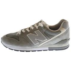 New Balance (ニューバランス) CM996GR2 996 スウェード切り替え メッシュ ローカットスニーカー ランニングシューズ グレー US8.5/26.5cm