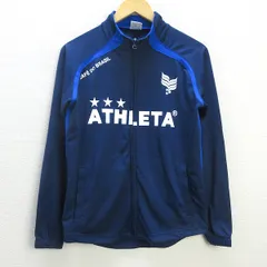 G■アスレタ/ATHLETA ジャージ/フットサル トレーニングウエア【S】紺/men's/43【中古】■