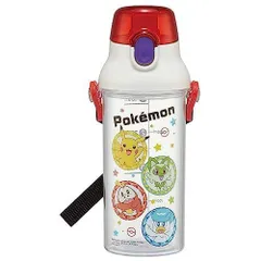 スケーター(Skater) 子供用 クリア プラスチック 水筒 480ml ポケットモンスター 23 目盛り付きで水分補給の管理 PSB5TRC-A