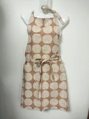 ハンドメイド　エプロン　アジサイ　A001