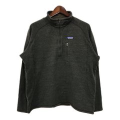 patagonia パタゴニア ハーフジップ ベターセーター フリースジャケット アウトドア ブラウン(メンズ XL)中古 古着 U3033