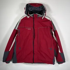 古着 90's/90年代 コロンビア Columbia ナイロンジャケット マウンテンパーカー VERTEX OMNI・SHIELD XXL  レッド メンズ