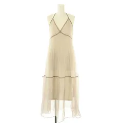 スナイデル SNIDEL カットシアーキャミレイヤーワンピース ロング F グレー ホワイト /HK ■OS