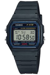 【数量限定】F-91W-1JH メンズ コレクション カシオ ブラック 腕時計 [カシオ]