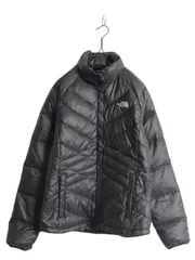 【お得なクーポン配布中!】 US企画 ノースフェイス ナイロン ダウン ジャケット レディース M / The North Face ジャンパー 550 フィル ハイネック キルティング 濃灰