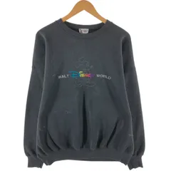 古着 90年代 WALT DISNEY WORLD MICKEY MOUSE ミッキーマウス キャラクタースウェットシャツ トレーナー USA製 メンズXXL相当/eaa532778