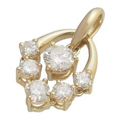 モニッケンダム MONNICKENDAM ダイヤモンド/0.68ct チャーム ペンダントトップ K18YG 仕上済