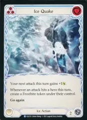 【中古】Flesh and Blood ELE153[R]：Ice Quake (3)
