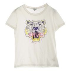 KENZO 켄조 F852TS7214YA Tiger Classic T-Shirt 타이거 클래식 반소매 T셔츠 화이트 S 화이트계 S[중고]