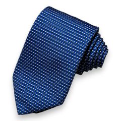 HERMES エルメス 645728PA ネクタイ シルク ブルー ビジネス ❘ フランス製