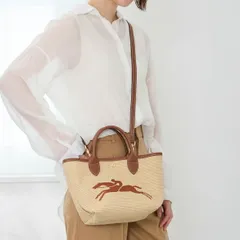 新品 ロンシャン LONGCHAMP ハンドバッグ パニエ プリアージュ TOP HANDLE BAG S ブラウン