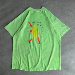 90s/FRUIT OF THE LOOM/フルーツオブザルーム/半袖Tシャツ/USA製/アメリカ製/シングルステッチ/プロモーション/ダンス/スクール/イベント/マイケルジャクソン風/jmaple