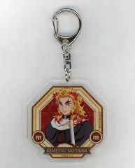 【中古】キーホルダー 煉獄杏寿郎 アクリルチャーム 「鬼滅の刃 煉獄杏寿郎 ノンスケールフィギュア」 アニプレックスオンライン限定 購入特典