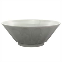 新品 美濃焼 グレーマット釉 ラーメン鉢 どんぶり 丼 鉢 器 うどん そば 蕎麦 直径約19.5×高さ7.5cm 電子レンジ 食洗機対応 シンプル 灰色 日本製 132-1315