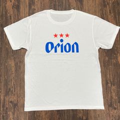 Orion・オリオンビール・ロゴ・Tシャツ・白