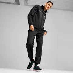 ★プーマ PUMA 新品 メンズ トレーニング ジャージ ジャケット パンツ 上下セット スーツ 黒 XXLサイズ[SET684148011N-XXL] 五 零★QWER★