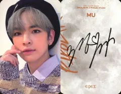 【中古】コレクションカード(男性) EPEX/ミュー(MU)/裏面茶・印刷サイン入り/CD「BIPOLAR Pt.2 Prelude of Love」COMPANION Ver. 封入特典セルフィーフォトカード