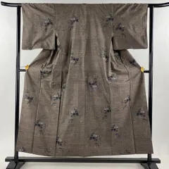 都喜ヱ門　大島紬　着物　草の葉模様　証紙付き 2025年最新】大島紬 証紙 都喜ヱ門の人気アイテム - メルカリ