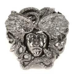 VERSACE ヴェルサーチ リング サイズ:16号 メデューサ モチーフ リング 指輪 低アレルギー性素材 シルバー アクセサリー ジュエリー ブランドのサムネイル