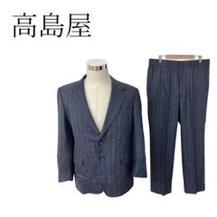 TÊTE DUE グレー ストライプ ビジネススーツ 大きいサイズ