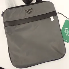 EMPORIO ARMANIエンポリオアルマーニ ショルダーバッグ 斜め掛け メンズ グレー系