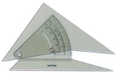 20cm ドラパス 自在勾配定規 3mm厚 20cm 13904