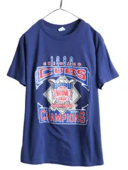 【お得なクーポン配布中!】 80s USA製 チャンピオン MLB カブス プリント Tシャツ L 大リーグ